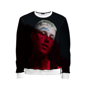 Детский свитшот 3D с принтом LIL PEEP в городе Новоалтайск, 100% полиэстер | свободная посадка, прямой крой, мягкая тканевая резинка на рукавах и понизу свитшота | band | cry baby | emo | lil peep | music | musician | rap | swag | группа | музыка | музыкант | нытик. | рэп | сваг | эмо