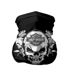 Бандана-труба 3D с принтом Harley-Davidson в городе Новоалтайск, 100% полиэстер, ткань с особыми свойствами — Activecool | плотность 150‒180 г/м2; хорошо тянется, но сохраняет форму | Тематика изображения на принте: harley | motorbike | motorcycle | race | rider | ryder | skull | speed | байк | гонки | гонщик | мото | мотобайк | мотоцикл | райдер | скорость | харлей | череп