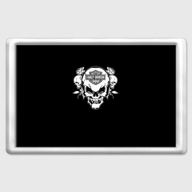 Магнит 45*70 с принтом Harley-Davidson в городе Новоалтайск, Пластик | Размер: 78*52 мм; Размер печати: 70*45 | Тематика изображения на принте: harley | motorbike | motorcycle | race | rider | ryder | skull | speed | байк | гонки | гонщик | мото | мотобайк | мотоцикл | райдер | скорость | харлей | череп