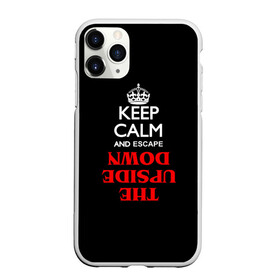 Чехол для iPhone 11 Pro матовый с принтом KEEP CALM Stranger Things в городе Новоалтайск, Силикон |  | stranger things | upside down | очень странные дела