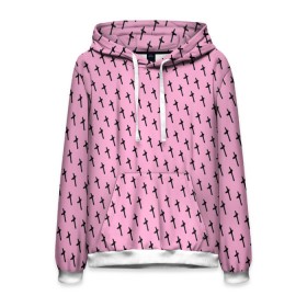 Мужская толстовка 3D с принтом LiL PEEP Pattern в городе Новоалтайск, 100% полиэстер | двухслойный капюшон со шнурком для регулировки, мягкие манжеты на рукавах и по низу толстовки, спереди карман-кенгуру с мягким внутренним слоем. | lil peep. cry baby | лил пип
