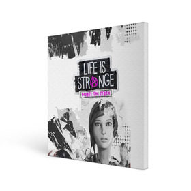 Холст квадратный с принтом Chloe. Life is Strange. в городе Новоалтайск, 100% ПВХ |  | before the storm | black and white | chloe | grunge | life is strange | pink | punk | гранж | розовый | хлоя | черно белое