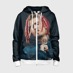 Детская толстовка 3D на молнии с принтом Lil Pump в городе Новоалтайск, 100% полиэстер |  манжеты и пояс оформлены широкой мягкой резинкой, двухслойный капюшон со шнурком для регулировки, спереди карманы и застежка-молния
 | Тематика изображения на принте: esketit | esskeetit | gang | lil | pump | rap | качер | лил | маленький | насос | памп | репер | рэпер | рэппер | с дредами | эшкере | эшкерее | эшкереее | эшкерееее | эщкере | эщкерее | эщкереее | эщкерееее