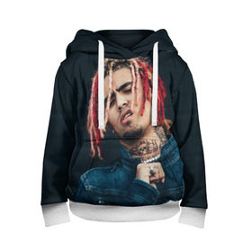 Детская толстовка 3D с принтом Lil Pump в городе Новоалтайск, 100% полиэстер | двухслойный капюшон со шнурком для регулировки, мягкие манжеты на рукавах и по низу толстовки, спереди карман-кенгуру с мягким внутренним слоем | esketit | esskeetit | gang | lil | pump | rap | качер | лил | маленький | насос | памп | репер | рэпер | рэппер | с дредами | эшкере | эшкерее | эшкереее | эшкерееее | эщкере | эщкерее | эщкереее | эщкерееее