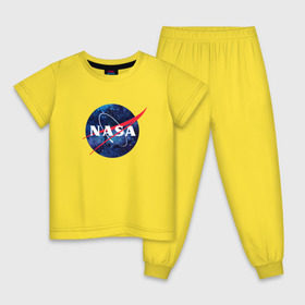 Детская пижама хлопок с принтом NASA в городе Новоалтайск, 100% хлопок |  брюки и футболка прямого кроя, без карманов, на брюках мягкая резинка на поясе и по низу штанин
 | nasa | астронавт | астрофизика | космическое агенство | космонавт | космос | наса | скафандр   | шлем