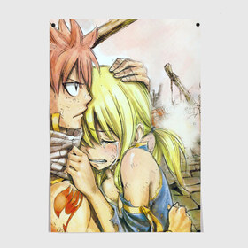 Постер с принтом fairy tail в городе Новоалтайск, 100% бумага
 | бумага, плотность 150 мг. Матовая, но за счет высокого коэффициента гладкости имеет небольшой блеск и дает на свету блики, но в отличии от глянцевой бумаги не покрыта лаком | anime | fairy tail | hiro mashima | lucy hartfilia | magic | manga | аниме | люси хартфилия | магия | манга | хвост феи