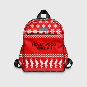 Детский рюкзак 3D с принтом Hollywood Undead в городе Новоалтайск, 100% полиэстер | лямки с регулируемой длиной, сверху петелька, чтобы рюкзак можно было повесить на вешалку. Основное отделение закрывается на молнию, как и внешний карман. Внутри дополнительный карман. По бокам два дополнительных кармашка | charlie scene | danny | funny man | hollywood | j dog | johnny 3 tears | undead | андед | голивуд | голливудская | группа | знак | кранккор | красный | метал | надпись | нежить | новогодний | новый год | ню | праздник | реп | рождество