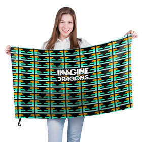 Флаг 3D с принтом Imagine Dragons в городе Новоалтайск, 100% полиэстер | плотность ткани — 95 г/м2, размер — 67 х 109 см. Принт наносится с одной стороны | альтернативный | американская | группа | драгонс | имеджин | инди | индирок | поп | рок | электроник