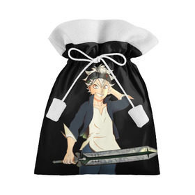Подарочный 3D мешок с принтом Black Clover в городе Новоалтайск, 100% полиэстер | Размер: 29*39 см | Тематика изображения на принте: black clover | manga | аниме | астер | магия | манга | черный клевер