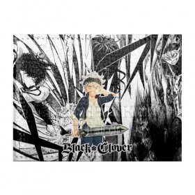Обложка для студенческого билета с принтом Black Clover в городе Новоалтайск, натуральная кожа | Размер: 11*8 см; Печать на всей внешней стороне | Тематика изображения на принте: black clover | manga | аниме | астер | магия | манга | черный клевер