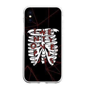 Чехол для iPhone XS Max матовый с принтом Twenty One Pilots Bones в городе Новоалтайск, Силикон | Область печати: задняя сторона чехла, без боковых панелей | rock | t.o.p. | top | twenty one pilots | рок