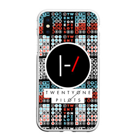 Чехол для iPhone XS Max матовый с принтом Twenty One Pilots в городе Новоалтайск, Силикон | Область печати: задняя сторона чехла, без боковых панелей | Тематика изображения на принте: 21 pilots | rock | twenty one pilots | группа | дуэт | звезды | известные | креативные | линии | логотип | модные | надписи | название | полосы.красный | рок | рок группа | текстура | эмблема | яркие