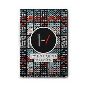 Обложка для автодокументов с принтом Twenty One Pilots в городе Новоалтайск, натуральная кожа |  размер 19,9*13 см; внутри 4 больших “конверта” для документов и один маленький отдел — туда идеально встанут права | 21 pilots | rock | twenty one pilots | группа | дуэт | звезды | известные | креативные | линии | логотип | модные | надписи | название | полосы.красный | рок | рок группа | текстура | эмблема | яркие