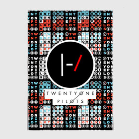 Постер с принтом Twenty One Pilots в городе Новоалтайск, 100% бумага
 | бумага, плотность 150 мг. Матовая, но за счет высокого коэффициента гладкости имеет небольшой блеск и дает на свету блики, но в отличии от глянцевой бумаги не покрыта лаком | 21 pilots | rock | twenty one pilots | группа | дуэт | звезды | известные | креативные | линии | логотип | модные | надписи | название | полосы.красный | рок | рок группа | текстура | эмблема | яркие
