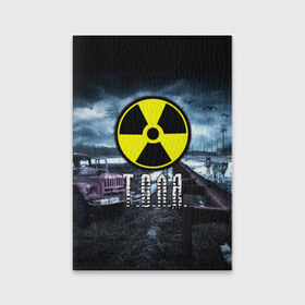 Обложка для паспорта матовая кожа с принтом S.T.A.L.K.E.R. - Т.О.Л.Я. в городе Новоалтайск, натуральная матовая кожа | размер 19,3 х 13,7 см; прозрачные пластиковые крепления | Тематика изображения на принте: stalker | анатолий | волки | грузовик | имя | мрак | припять | птицы | радиация | сталкер | толик | толя | толян | чернобыль