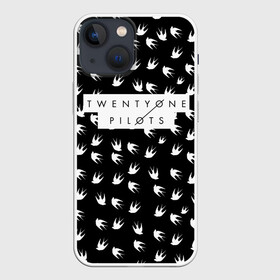 Чехол для iPhone 13 mini с принтом Twenty One Pilots Birds White в городе Новоалтайск,  |  | rock | t.o.p. | top | twenty one pilots | рок