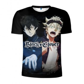 Мужская футболка 3D спортивная с принтом Black Clover в городе Новоалтайск, 100% полиэстер с улучшенными характеристиками | приталенный силуэт, круглая горловина, широкие плечи, сужается к линии бедра | black clover | manga | аниме | астер | магия | манга | черный клевер