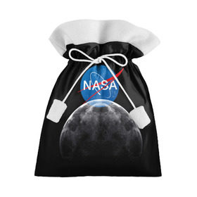 Подарочный 3D мешок с принтом NASA MOON в городе Новоалтайск, 100% полиэстер | Размер: 29*39 см | galaxy | moon | nasa | space | астрономия | известные | космос | луна | наса | планет