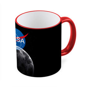 Кружка 3D с принтом NASA MOON в городе Новоалтайск, керамика | ёмкость 330 мл | Тематика изображения на принте: galaxy | moon | nasa | space | астрономия | известные | космос | луна | наса | планет