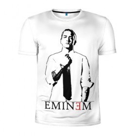 Мужская футболка 3D спортивная с принтом Eminem в городе Новоалтайск, 100% полиэстер с улучшенными характеристиками | приталенный силуэт, круглая горловина, широкие плечи, сужается к линии бедра | actor | american rapper | composer | eminem | music | rap | record producer | актёр | американский | композитор | музыка | музыкальный продюсер | рэп | рэпер
