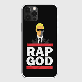 Чехол для iPhone 12 Pro Max с принтом Rap God Eminem в городе Новоалтайск, Силикон |  | Тематика изображения на принте: actor | american rapper | composer | eminem | music | rap | rap god | record producer |   | актёр | американский | композитор | музыка | музыкальный продюсер | рэп | рэпер
