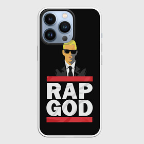 Чехол для iPhone 13 Pro с принтом Rap God Eminem в городе Новоалтайск,  |  | Тематика изображения на принте: actor | american rapper | composer | eminem | music | rap | rap god | record producer |   | актёр | американский | композитор | музыка | музыкальный продюсер | рэп | рэпер