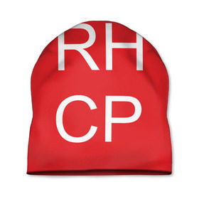 Шапка 3D с принтом RHCP в городе Новоалтайск, 100% полиэстер | универсальный размер, печать по всей поверхности изделия | frusciante | red hot chilli peppers | rock | кидис | перцы | рэд хот | фли | фрушчанте | чилли пэпперс | энтони киддис