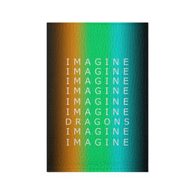 Обложка для паспорта матовая кожа с принтом IMAGINE DRAGONS в городе Новоалтайск, натуральная матовая кожа | размер 19,3 х 13,7 см; прозрачные пластиковые крепления | evolve | imagine dragons | new age | вокалист | группа | драгонс | известные | личности | надписи | реп | рок | триколор | фирменные цвета | яркие