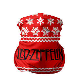 Бандана-труба 3D с принтом Праздничный Led Zeppelin в городе Новоалтайск, 100% полиэстер, ткань с особыми свойствами — Activecool | плотность 150‒180 г/м2; хорошо тянется, но сохраняет форму | Тематика изображения на принте: led zeppelin | блюз | группа | джимми пейдж | джон генри бонэм | джон пол джонс | знак | красный | лед зепелен | лед зеппелин | метал | надпись | новогодний | новый год | праздник | роберт плант | рождество