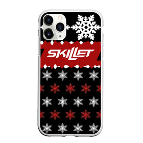 Чехол для iPhone 11 Pro Max матовый с принтом Праздничный Skillet в городе Новоалтайск, Силикон |  | Тематика изображения на принте: skilet | skillet | альтернативный | гранж | группа | джен леджер | джон купер | знак | индастриал | кори купер | красный | метал | надпись | новогодний | новый год | ню | пост | праздник | рождество | рок