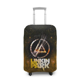 Чехол для чемодана 3D с принтом Linkin Park космос в городе Новоалтайск, 86% полиэфир, 14% спандекс | двустороннее нанесение принта, прорези для ручек и колес | bennington | chester | linkin park | альтернативный | беннингтон | группа | ленкин | линкин | майк | метал | музыкант | ню | нюметал | парк | певец | рок | рэп | честер | электроник