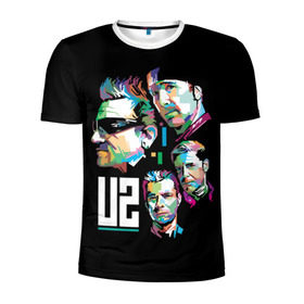 Мужская футболка 3D спортивная с принтом U2 rock - band в городе Новоалтайск, 100% полиэстер с улучшенными характеристиками | приталенный силуэт, круглая горловина, широкие плечи, сужается к линии бедра | adam clayton | alternative | band | bono | dance rock | dublin | edge | ireland | larry mullen | music | postpunk | rock | soft rock | u2 | адам клейтон | альтернативный | боно | группа | дублин | дэнс рок | ирландия | ларри маллен | музыка | постпанк | р