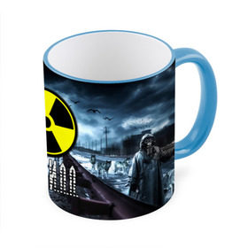Кружка 3D с принтом S.T.A.L.K.E.R. - К.И.Р.И.Л.Л. в городе Новоалтайск, керамика | ёмкость 330 мл | stalker | буквы | волки | грузовик | знак | игра | имя | кирилл | кирюха | кирюша | киря | ммо | мрак | надпись | опасность | припять | птицы | радиация | рпг | сталкер | чернобыль | шутер
