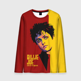 Мужской лонгслив 3D с принтом Green day Armstrong Billy Joe в городе Новоалтайск, 100% полиэстер | длинные рукава, круглый вырез горловины, полуприлегающий силуэт | actor | american | armstrong | band | billy joe | green day | musician | producer | punk | rock | songwriter | vocalist | автор песен | актер вокалист | американский | армстронг | билли джо | группа | зеленый день | музыкант | панк | продюсер | рок