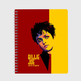Тетрадь с принтом Green day Armstrong Billy Joe в городе Новоалтайск, 100% бумага | 48 листов, плотность листов — 60 г/м2, плотность картонной обложки — 250 г/м2. Листы скреплены сбоку удобной пружинной спиралью. Уголки страниц и обложки скругленные. Цвет линий — светло-серый
 | actor | american | armstrong | band | billy joe | green day | musician | producer | punk | rock | songwriter | vocalist | автор песен | актер вокалист | американский | армстронг | билли джо | группа | зеленый день | музыкант | панк | продюсер | рок