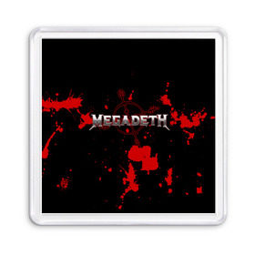 Магнит 55*55 с принтом Megadeth в городе Новоалтайск, Пластик | Размер: 65*65 мм; Размер печати: 55*55 мм | Тематика изображения на принте: megadet | megadeth | группа | дирк вербурен | дэвид эллефсон | дэйв мастейн | кико лоурейро | мегадет | мегадетх | метал | рок | трэш | трэшметал | тяжелый | хард | хардрок | хеви | хевиметал