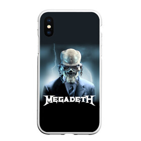 Чехол для iPhone XS Max матовый с принтом Megadeth в городе Новоалтайск, Силикон | Область печати: задняя сторона чехла, без боковых панелей | megadeth |   megadet | группа | дирк вербурен | дэвид эллефсон | дэйв мастейн | кико лоурейро | мегадет | мегадетх | метал | рок | трэш | трэшметал | тяжелый | хард | хардрок | хеви | хевиметал