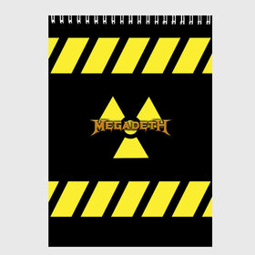 Скетчбук с принтом Megadeth в городе Новоалтайск, 100% бумага
 | 48 листов, плотность листов — 100 г/м2, плотность картонной обложки — 250 г/м2. Листы скреплены сверху удобной пружинной спиралью | megadet | megadeth | группа | дирк вербурен | дэвид эллефсон | дэйв мастейн | кико лоурейро | мегадет | мегадетх | метал | рок | трэш | трэшметал | тяжелый | хард | хардрок | хеви | хевиметал