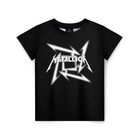 Детская футболка 3D с принтом Metallica в городе Новоалтайск, 100% гипоаллергенный полиэфир | прямой крой, круглый вырез горловины, длина до линии бедер, чуть спущенное плечо, ткань немного тянется | american | band | cliff burton | dave mustaine | hard | james hatfield | jason newsted | kirk hammett | lars ulrich | metal | metallica | robert trujillo | rock | ron mcgowney | thrash | американская | джеймс хэтфилд | ларс ул | метал группа | трэш метал 