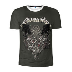 Мужская футболка 3D спортивная с принтом Metallica в городе Новоалтайск, 100% полиэстер с улучшенными характеристиками | приталенный силуэт, круглая горловина, широкие плечи, сужается к линии бедра | american | band | cliff burton | dave mustaine | hard | james hatfield | jason newsted | kirk hammett | lars ulrich | metal | metallica | robert trujillo | rock | ron mcgowney | thrash | американская | джеймс хэтфилд | ларс ул | метал группа | трэш метал 