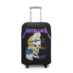 Чехол для чемодана 3D с принтом Metallica в городе Новоалтайск, 86% полиэфир, 14% спандекс | двустороннее нанесение принта, прорези для ручек и колес | american | band | cliff burton | dave mustaine | hard | james hatfield | jason newsted | kirk hammett | lars ulrich | metal | metallica | robert trujillo | rock | ron mcgowney | thrash | американская | джеймс хэтфилд | ларс ул | метал группа | трэш метал 
