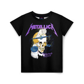 Детская футболка 3D с принтом Metallica в городе Новоалтайск, 100% гипоаллергенный полиэфир | прямой крой, круглый вырез горловины, длина до линии бедер, чуть спущенное плечо, ткань немного тянется | american | band | cliff burton | dave mustaine | hard | james hatfield | jason newsted | kirk hammett | lars ulrich | metal | metallica | robert trujillo | rock | ron mcgowney | thrash | американская | джеймс хэтфилд | ларс ул | метал группа | трэш метал 