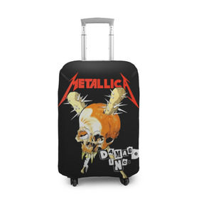 Чехол для чемодана 3D с принтом Metallica в городе Новоалтайск, 86% полиэфир, 14% спандекс | двустороннее нанесение принта, прорези для ручек и колес | american | band | cliff burton | dave mustaine | hard | james hatfield | jason newsted | kirk hammett | lars ulrich | metal | metallica | robert trujillo | rock | ron mcgowney | thrash | американская | джеймс хэтфилд | ларс ул | метал группа | трэш метал 