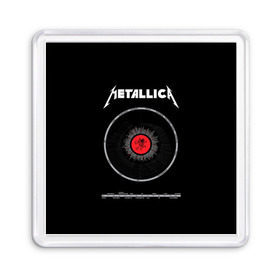 Магнит 55*55 с принтом Metallica в городе Новоалтайск, Пластик | Размер: 65*65 мм; Размер печати: 55*55 мм | 