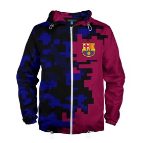 Мужская ветровка 3D с принтом FC Barca 2018 Creative uniform в городе Новоалтайск, 100% полиэстер | подол и капюшон оформлены резинкой с фиксаторами, два кармана без застежек по бокам, один потайной карман на груди | Тематика изображения на принте: fc | fc barcelona | fcb | fly emirates | ronaldo | абстракция | барселона | геометрия | зож | клуб | линии | месси | модные | мяч | реал мадрид | спорт | спортивные | тренды | футбол | футбольный клуб | эмблема