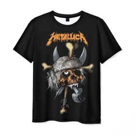 Мужская футболка 3D с принтом Metallica в городе Новоалтайск, 100% полиэфир | прямой крой, круглый вырез горловины, длина до линии бедер | american | band | cliff burton | dave mustaine | hard | james hatfield | jason newsted | kirk hammett | lars ulrich | metal | metallica | robert trujillo | rock | ron mcgowney | thrash | американская | джеймс хэтфилд | ларс ул | метал группа | трэш метал 
