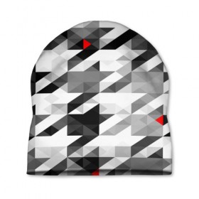 Шапка 3D с принтом gray geometry collection в городе Новоалтайск, 100% полиэстер | универсальный размер, печать по всей поверхности изделия | abstraction | geometry | абстракция | геометрия | грань | краски | кубик | кубики | линии | мозаика | разноцветные | ребро | текстура | тени | узор
