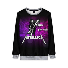 Женский свитшот 3D с принтом Metallica в городе Новоалтайск, 100% полиэстер с мягким внутренним слоем | круглый вырез горловины, мягкая резинка на манжетах и поясе, свободная посадка по фигуре | cliff burton | dave mustaine | hard | james hatfield | jason newsted | kirk hammett | lars ulrich | metal | metallica | robert trujillo | rock | ron mcgowney | thrash | джеймс хэтфилд | кирк хэмметт | клифф бёртон | ларс ульрих | метал группа | роберт | т
