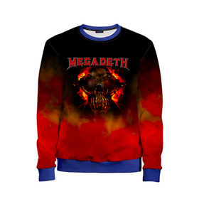 Детский свитшот 3D с принтом Megadeth в городе Новоалтайск, 100% полиэстер | свободная посадка, прямой крой, мягкая тканевая резинка на рукавах и понизу свитшота | megadet | megadeth | группа | дирк вербурен | дэвид эллефсон | дэйв мастейн | кико лоурейро | мегадет | мегадетх | метал | рок | трэш | трэшметал | тяжелый | хард | хардрок | хеви | хевиметал