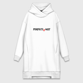 Платье-худи хлопок с принтом PERFECTIONIST в городе Новоалтайск,  |  | perfect | perfectionist | идеально | перфекционист